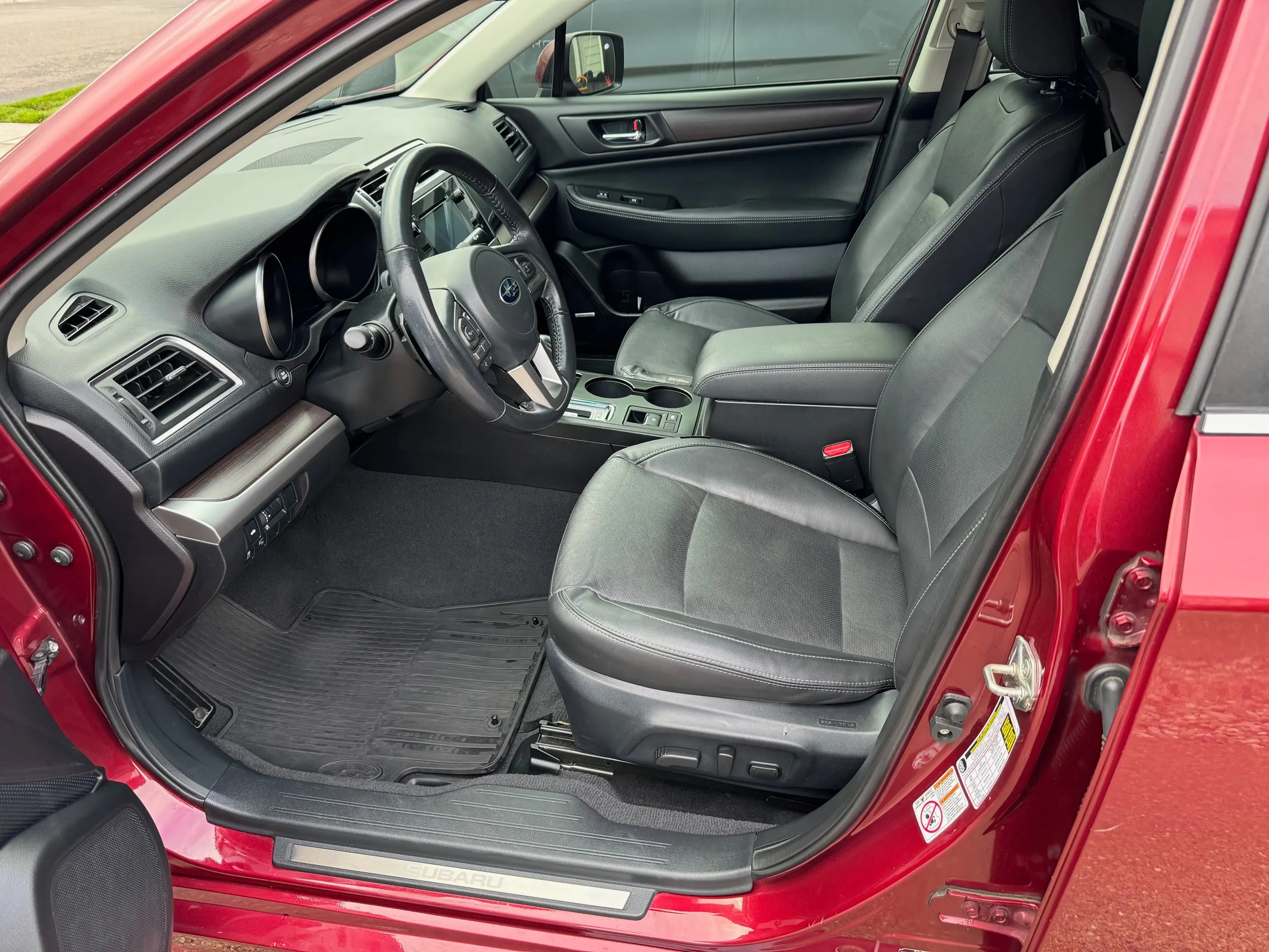 Clean detailed car interior