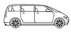XL vehicle size icon